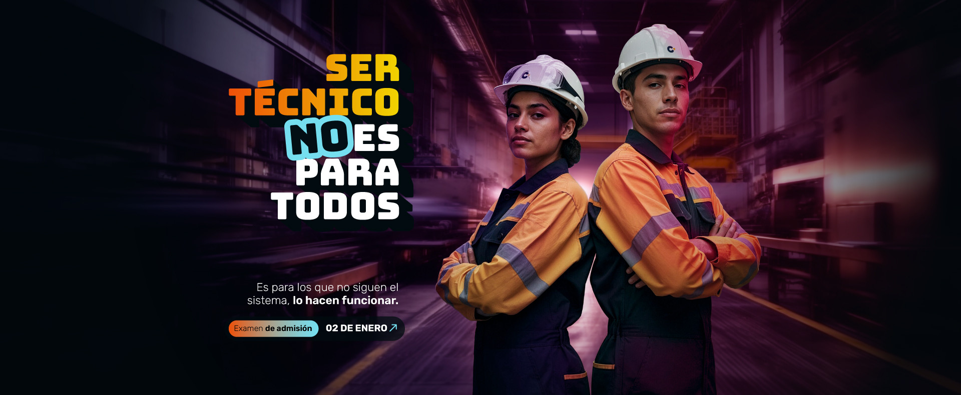 Carreras técnicas fecha examen admisión