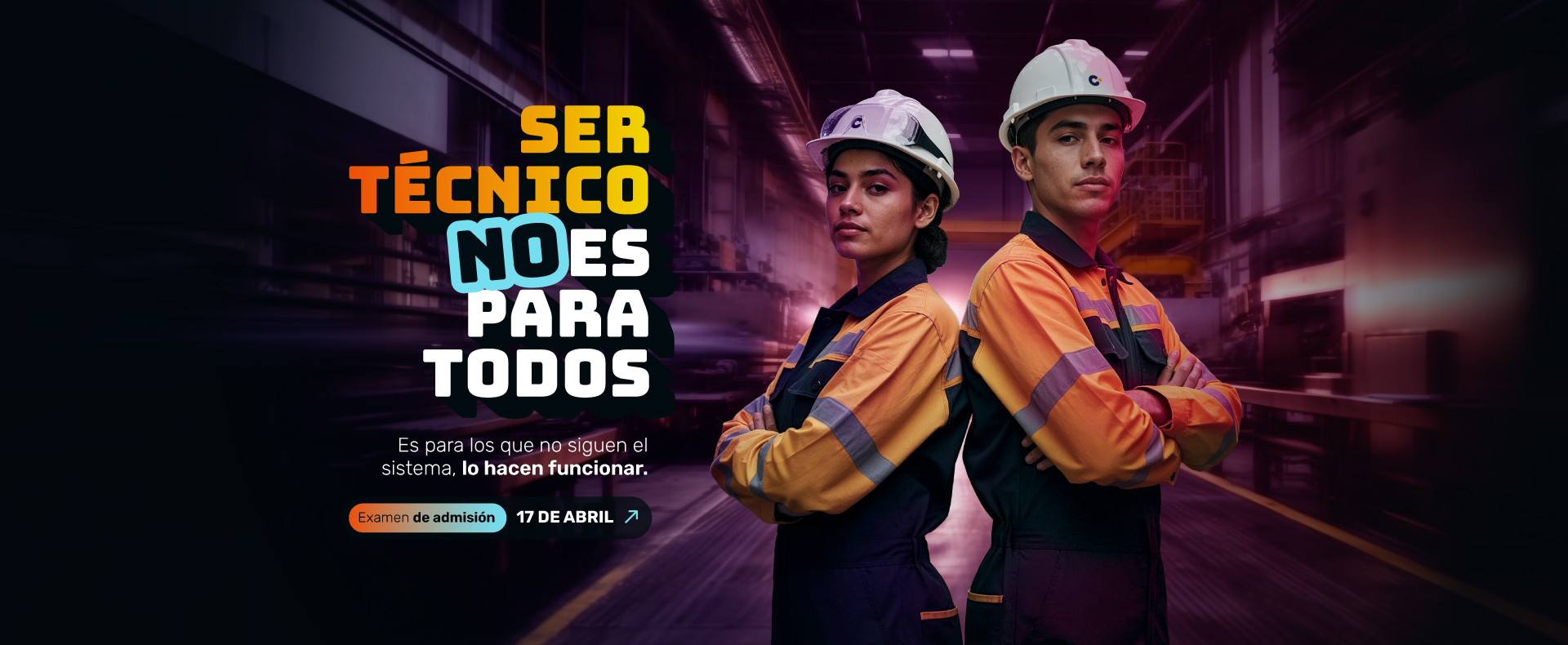 Carreras técnicas fecha examen admisión