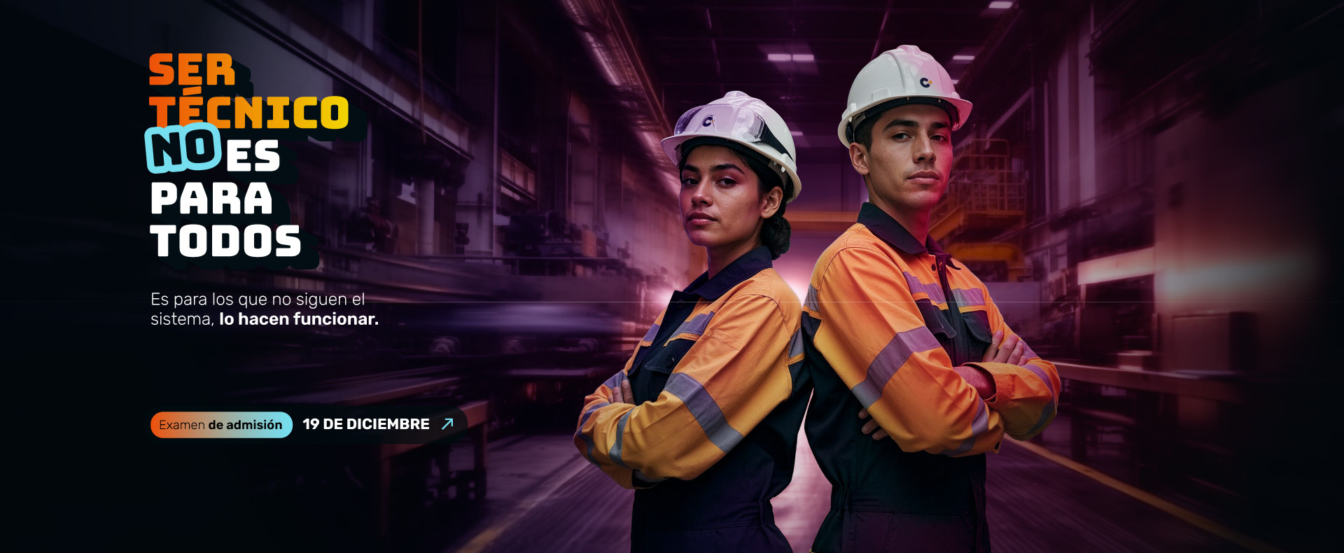 Carreras técnicas fecha examen admisión