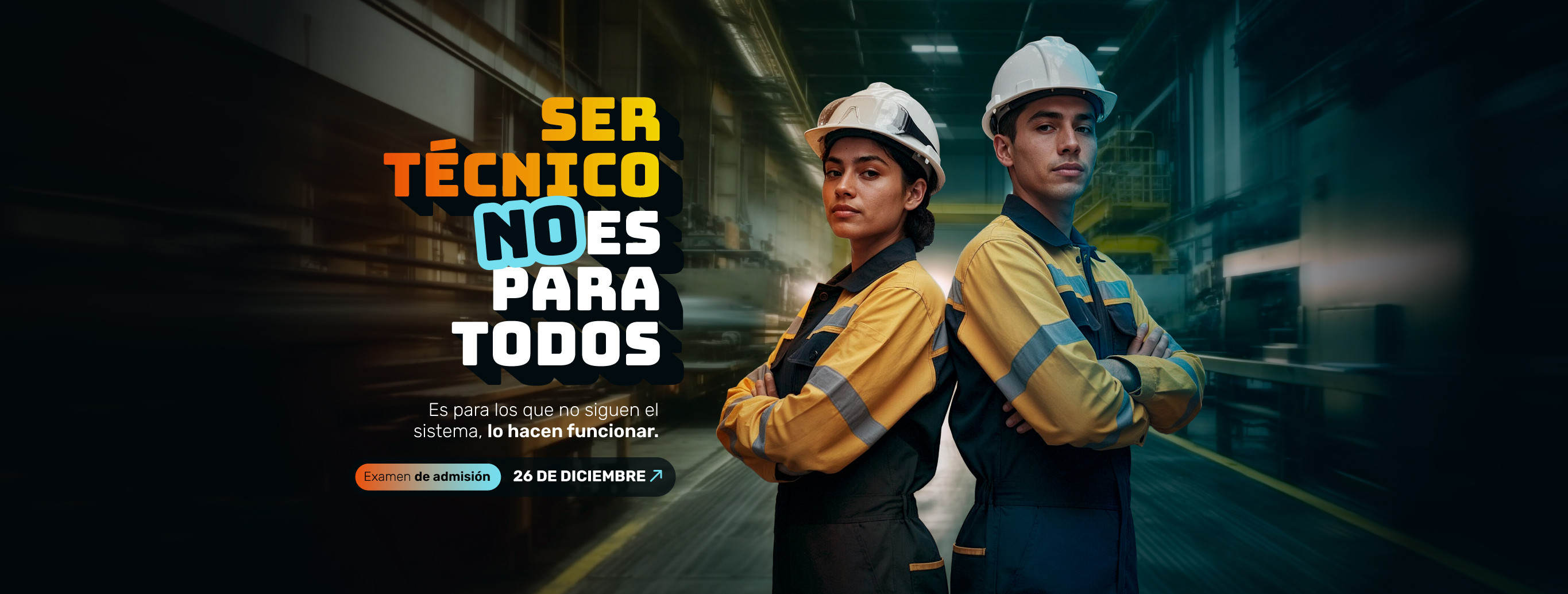 Carreras técnicas fecha examen admisión