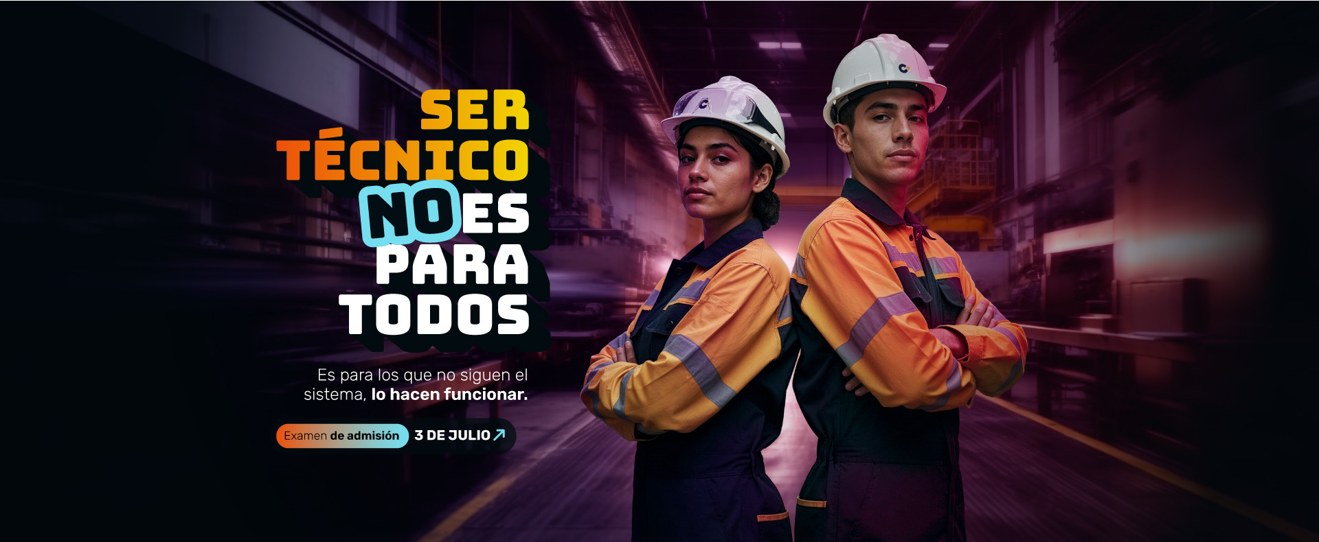 Carreras técnicas fecha examen admisión