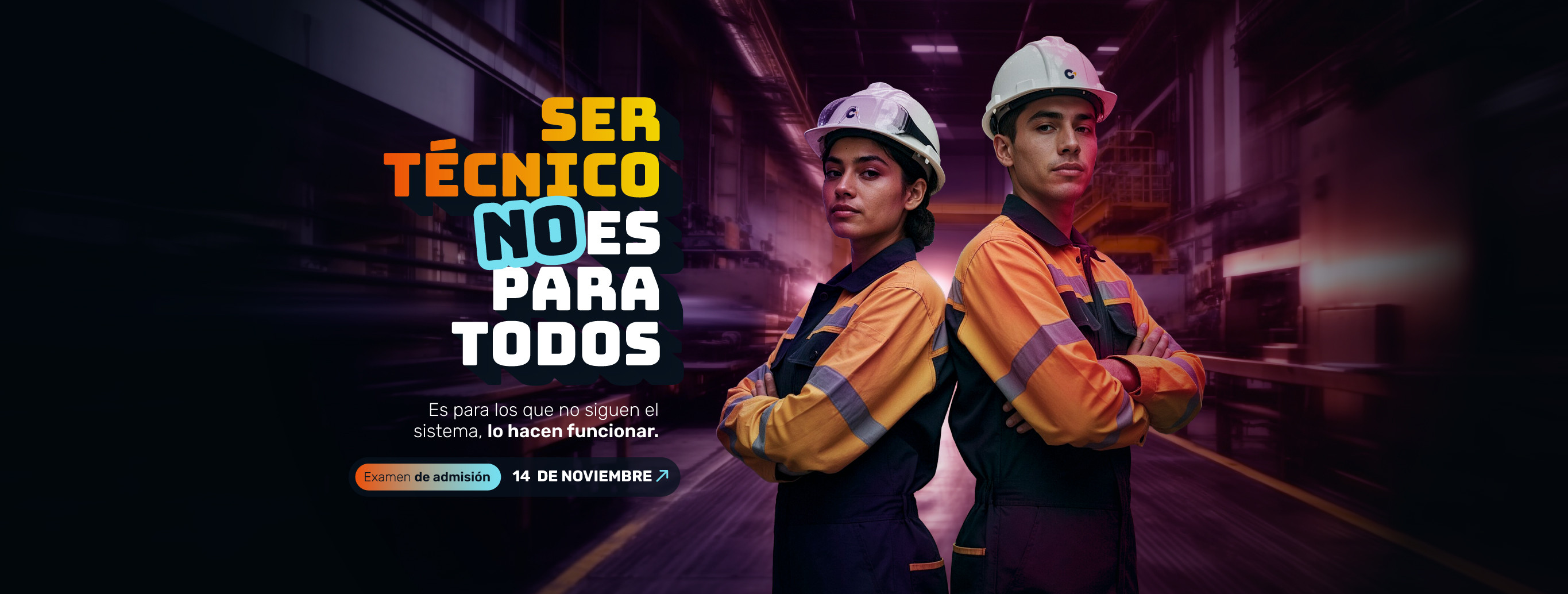 Carreras técnicas fecha examen admisión